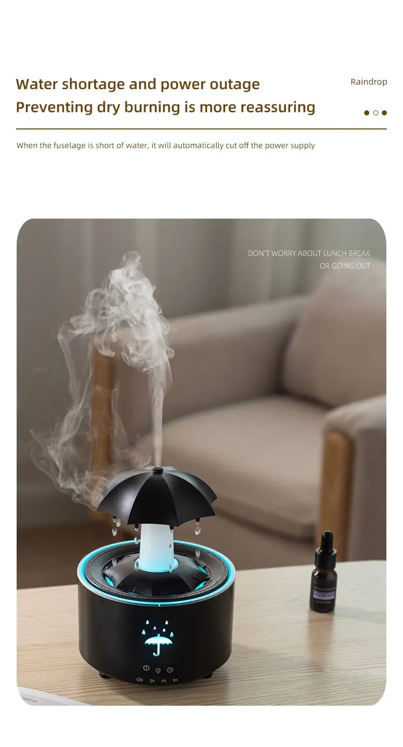 AmplifyGears™ Umbrella Diffuser with Rain Effect