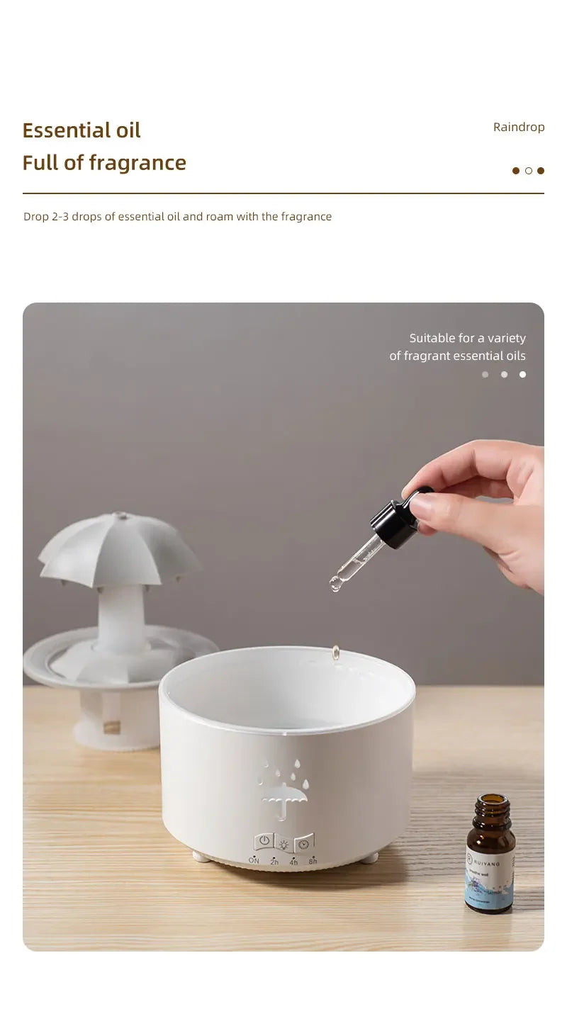 AmplifyGears™ Umbrella Diffuser with Rain Effect