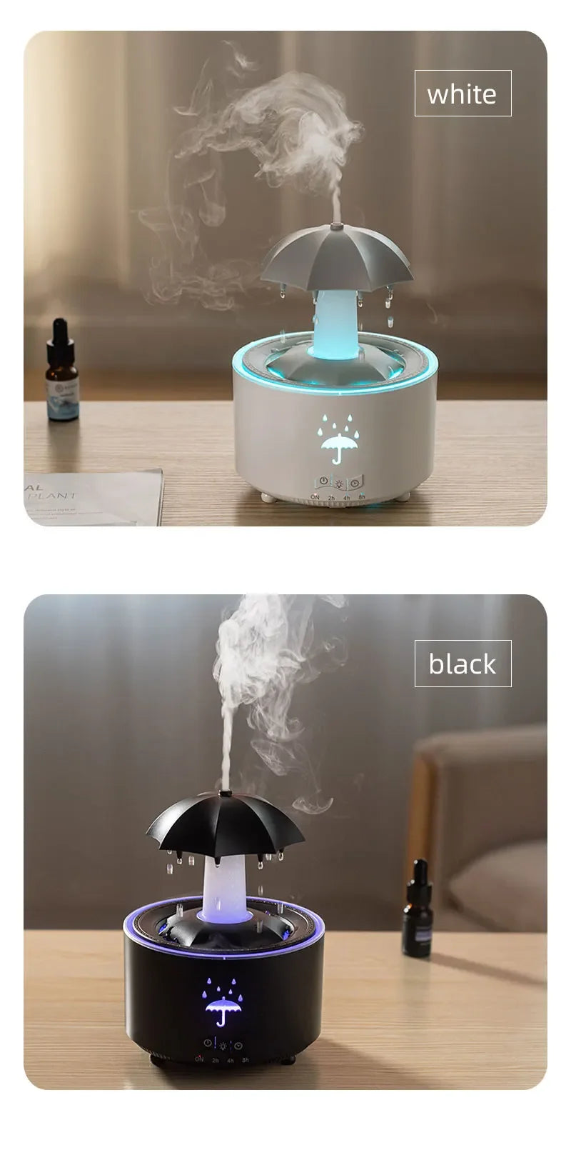 AmplifyGears™ Umbrella Diffuser with Rain Effect