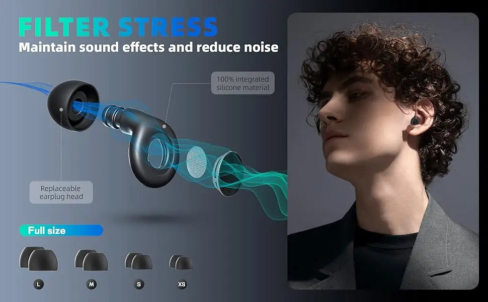 AmplifyGears™ Anti-Snoring Earplugs